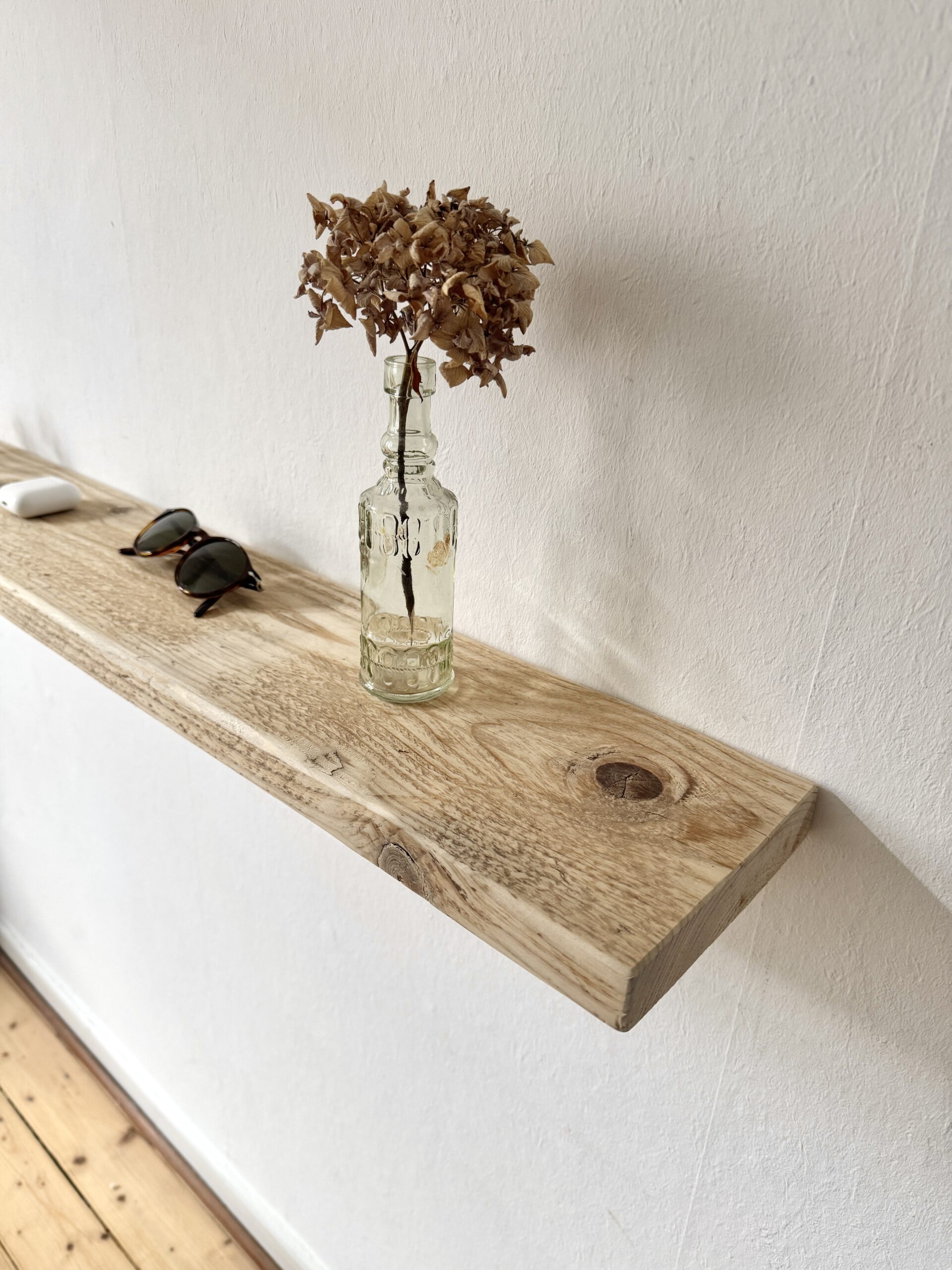 Schwebendes Regal Altholz – Bild 6