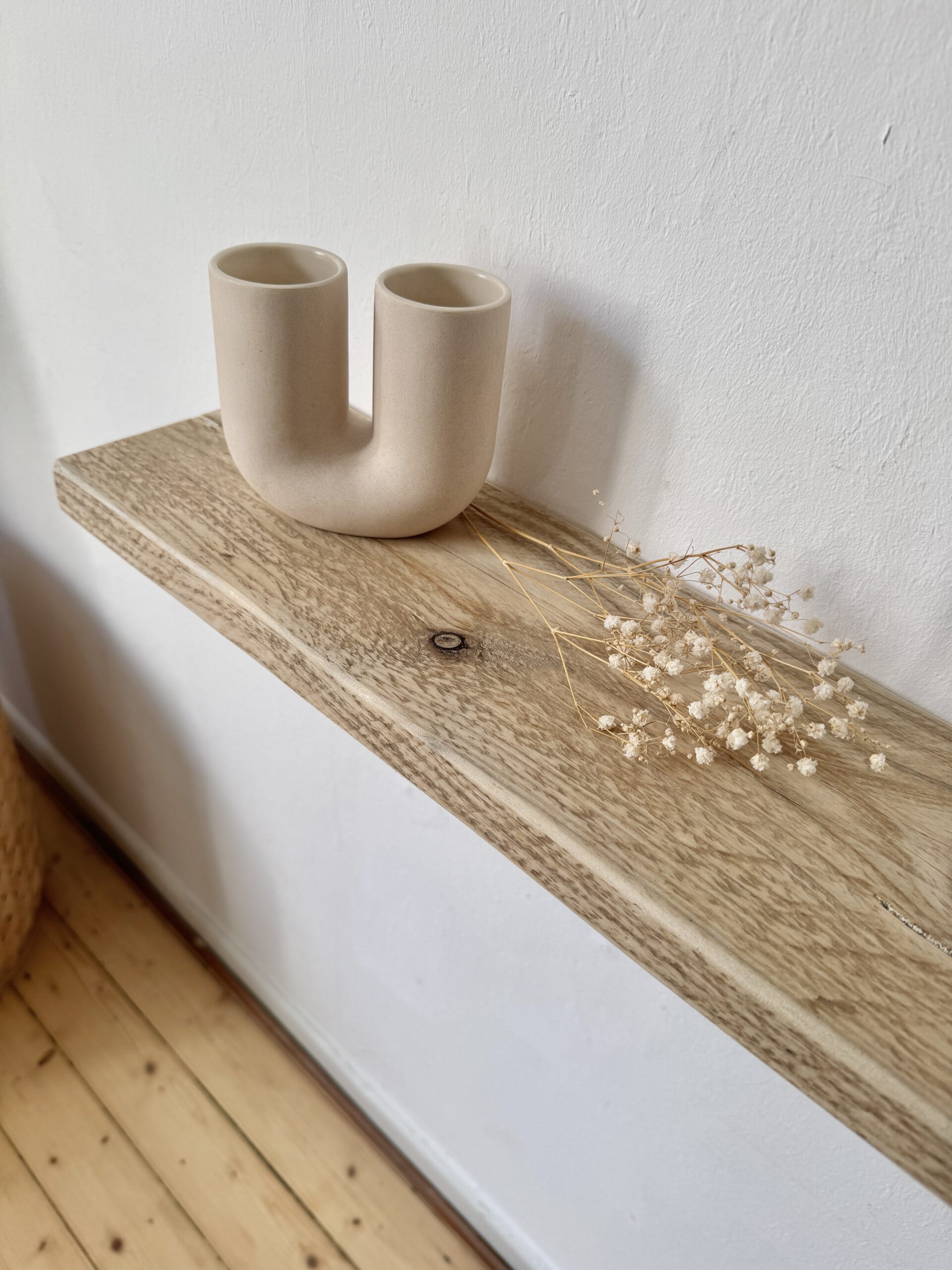 Schwebendes Regal Altholz – Bild 4