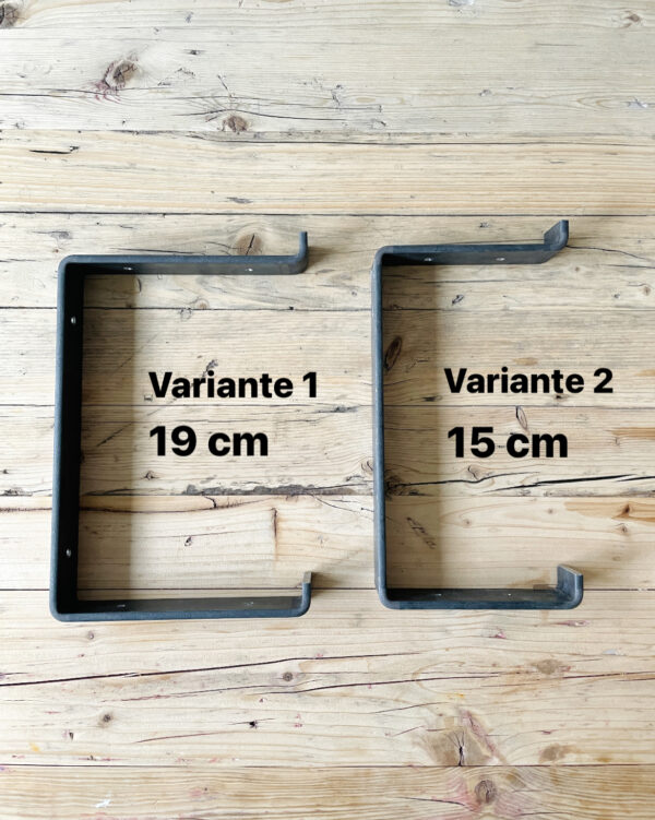 Wandregal Gerüstbohle geölt Set inkl. 2 Regalhalter und 2 Regalbrettern – Bild 5