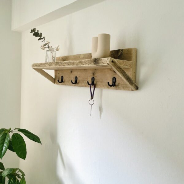 Garderobe Altholz mit Ablage *ungeölt*