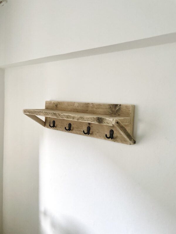 Garderobe Altholz mit Ablage *ungeölt* – Bild 3