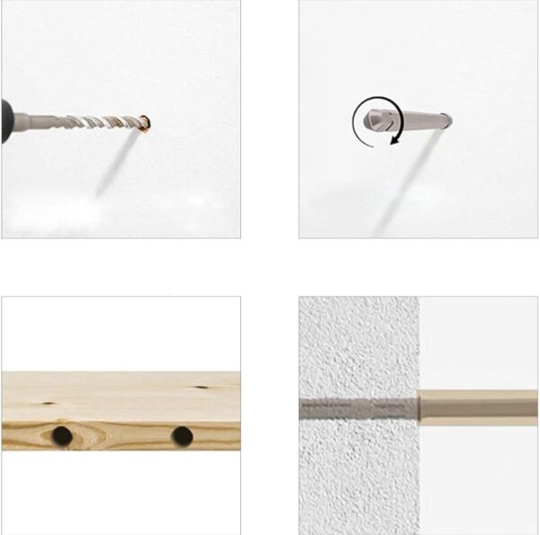 Schwebendes Regal Altholz mit Leinöl Finish – Bild 9