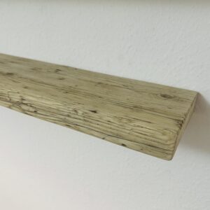 Schwebendes Regal Gerüstbohle unbehandelt