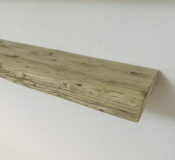 Schwebendes Regal Gerüstbohle unbehandelt