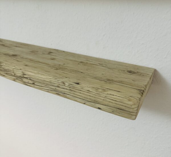 Schwebendes Regal Gerüstbohle unbehandelt