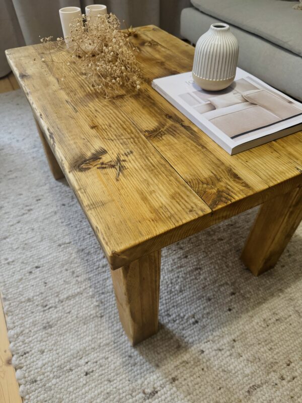 Couchtisch aus Gerüstbohlen – Bild 6