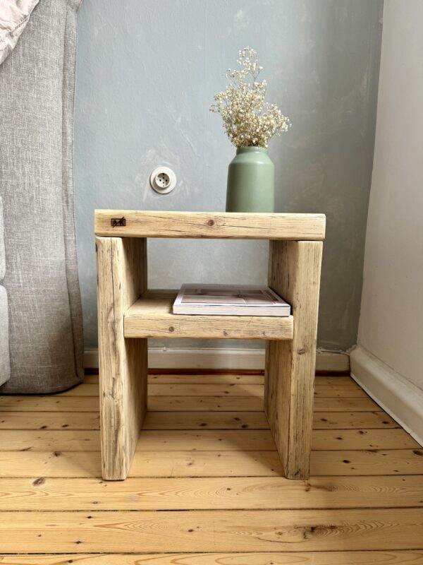 Nachttisch mit Ablage – Bild 8