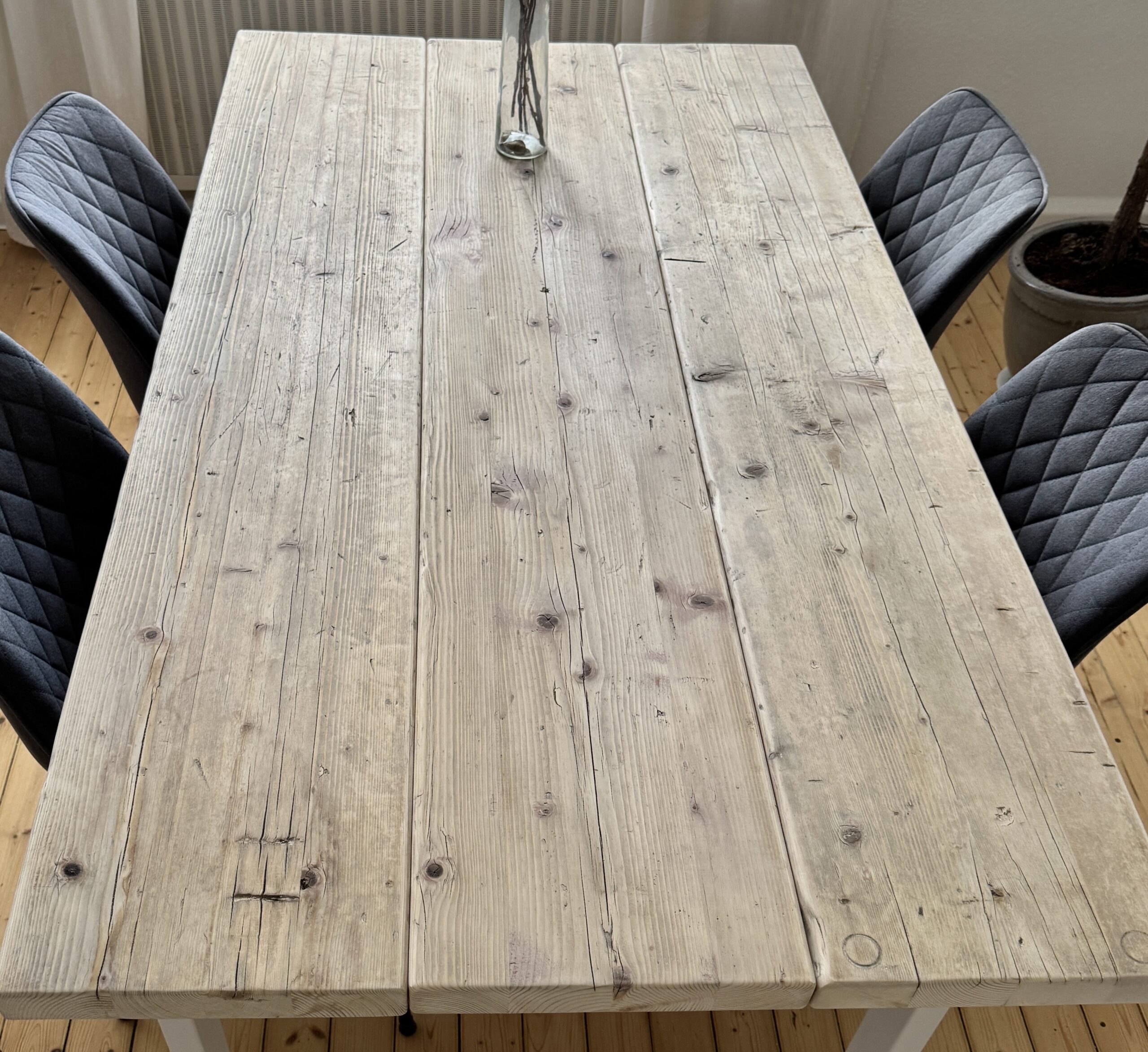 Tischplatte *unbehandelt* aus Gerüstbohlen (ohne Gestell)