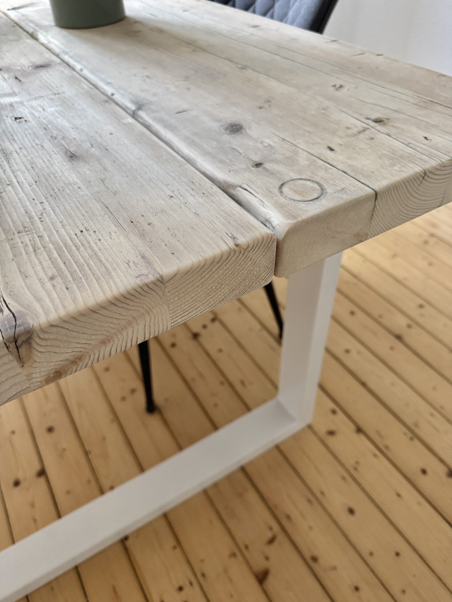 Tischplatte *unbehandelt* aus Gerüstbohlen (ohne Gestell) – Bild 6