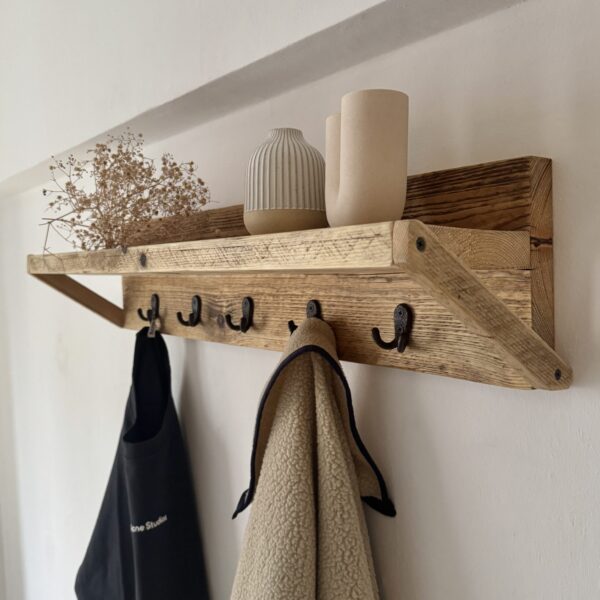 Garderobe Altholz mit Ablage *geölt*