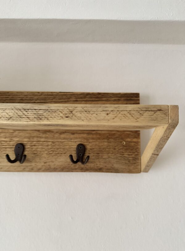Garderobe Altholz mit Ablage *geölt* – Bild 7