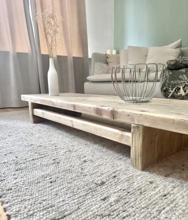 Coffeetable mit Längsleiste *ungeölt* – Bild 2