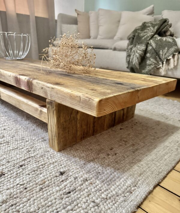 Coffeetable mit Längsleiste *geölt* – Bild 4