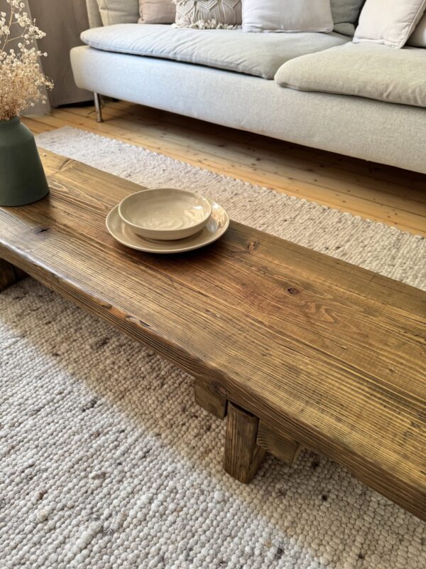 Coffeetable Eiche rustikal – Bild 4