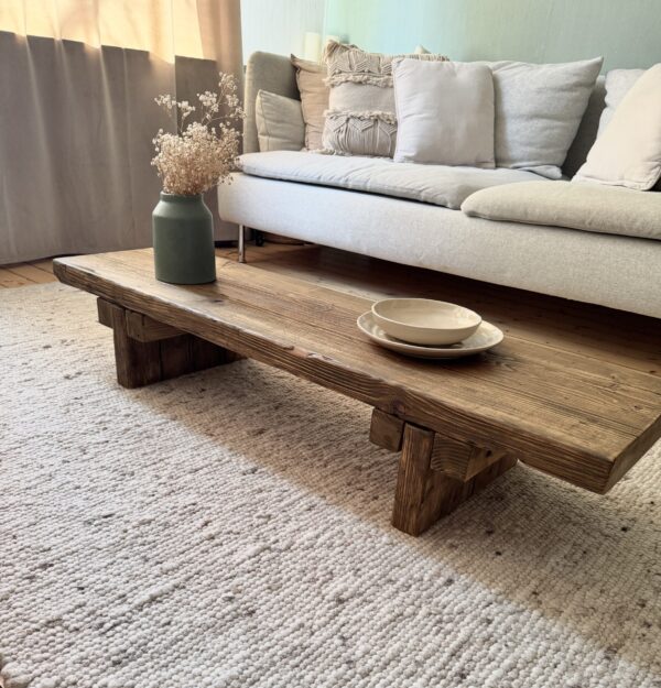 Coffeetable Eiche rustikal – Bild 2