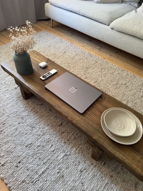 Coffeetable Eiche rustikal – Bild 7