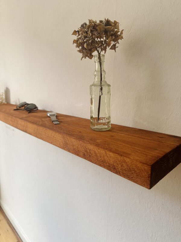 Schwebendes Regal / Wandkonsole Rotbraun – Bild 5