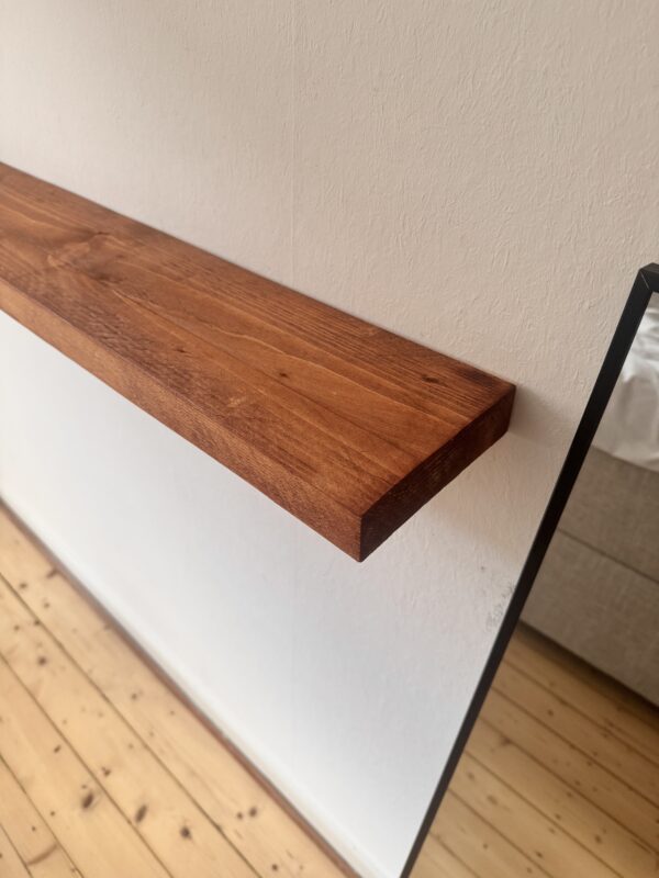 Schwebendes Regal / Wandkonsole Rotbraun – Bild 6