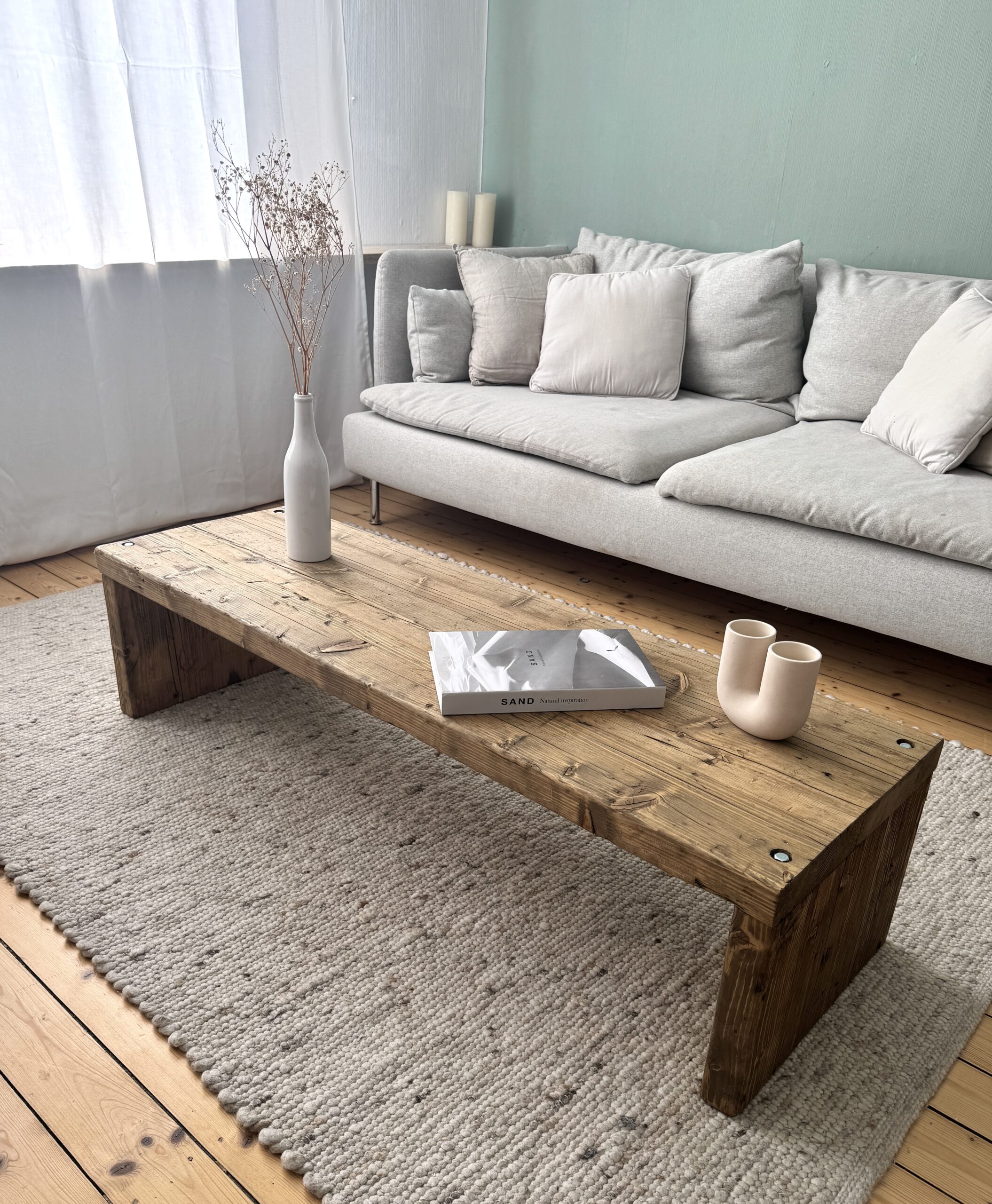 Coffeetable verschraubt | dunkel geölt – Bild 2