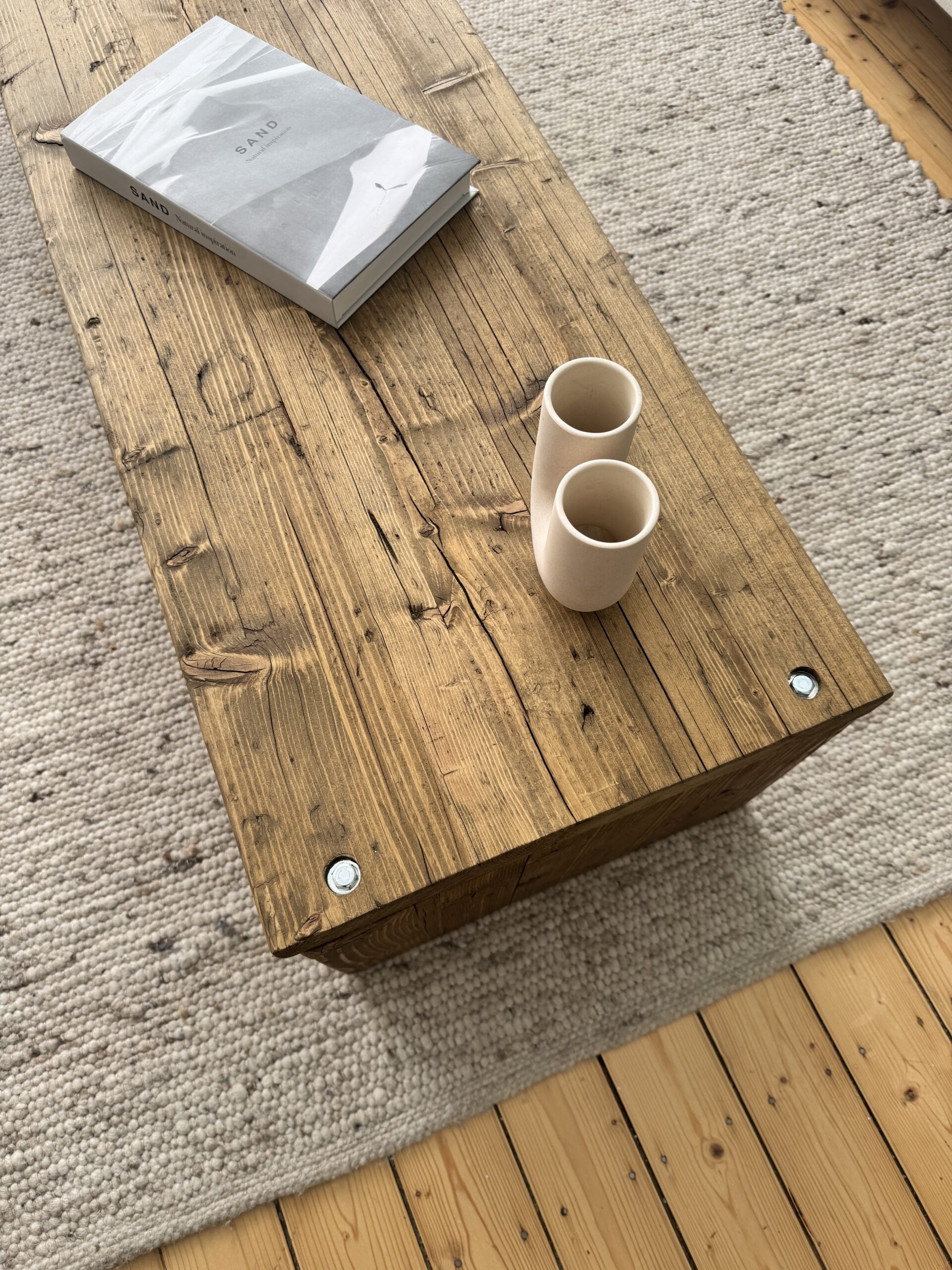 Coffeetable verschraubt | dunkel geölt – Bild 5