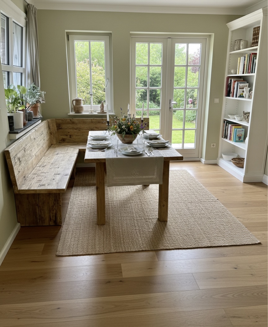 Eckbank aus Gerüstbohlen – Bild 8