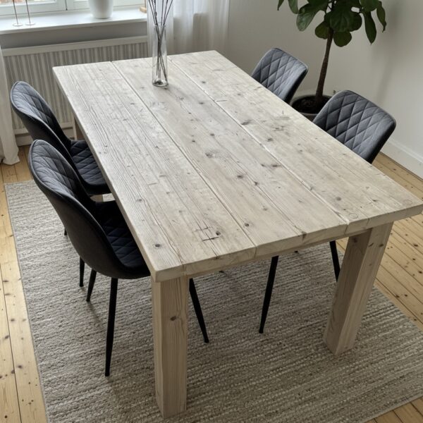 Esstisch aus Gerüstbohlen naturbelassen/ungeölt